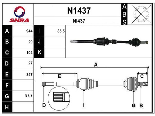 Albero motore nissan - albero,